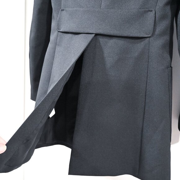 THEORY Izzurc Prospective Black Long Jacket Coat - Size S/P - Picture 6 of 9